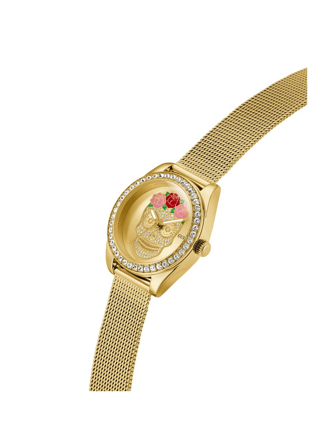Guess Trend 30 mm Champagne Dial Analog Women Watch GW0946L1