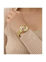 Guess Trend 30 mm Champagne Dial Analog Women Watch GW0946L1