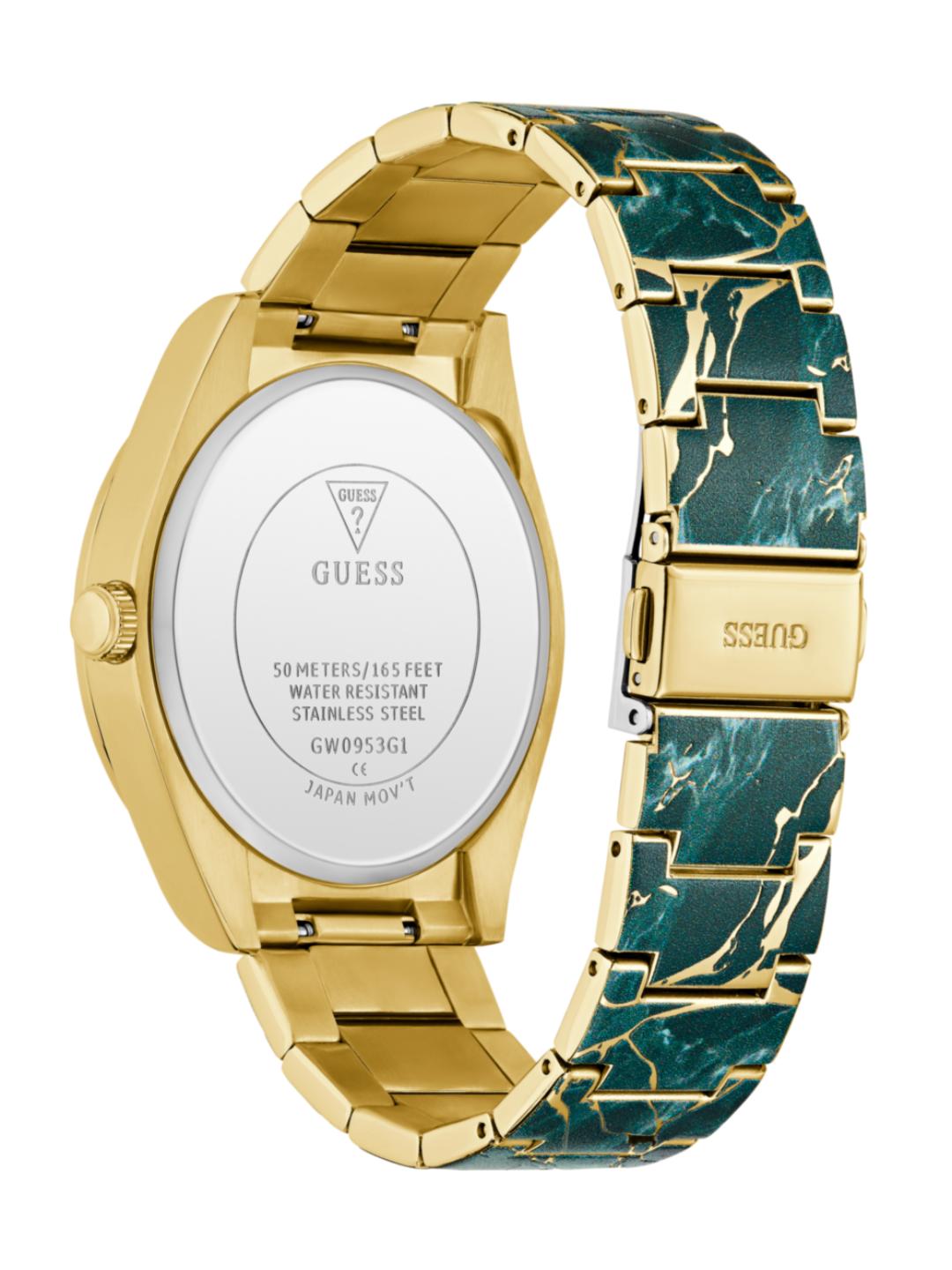 Guess Trend 44 mm Green Dial Men Quartz Analog Watch GW0953G1