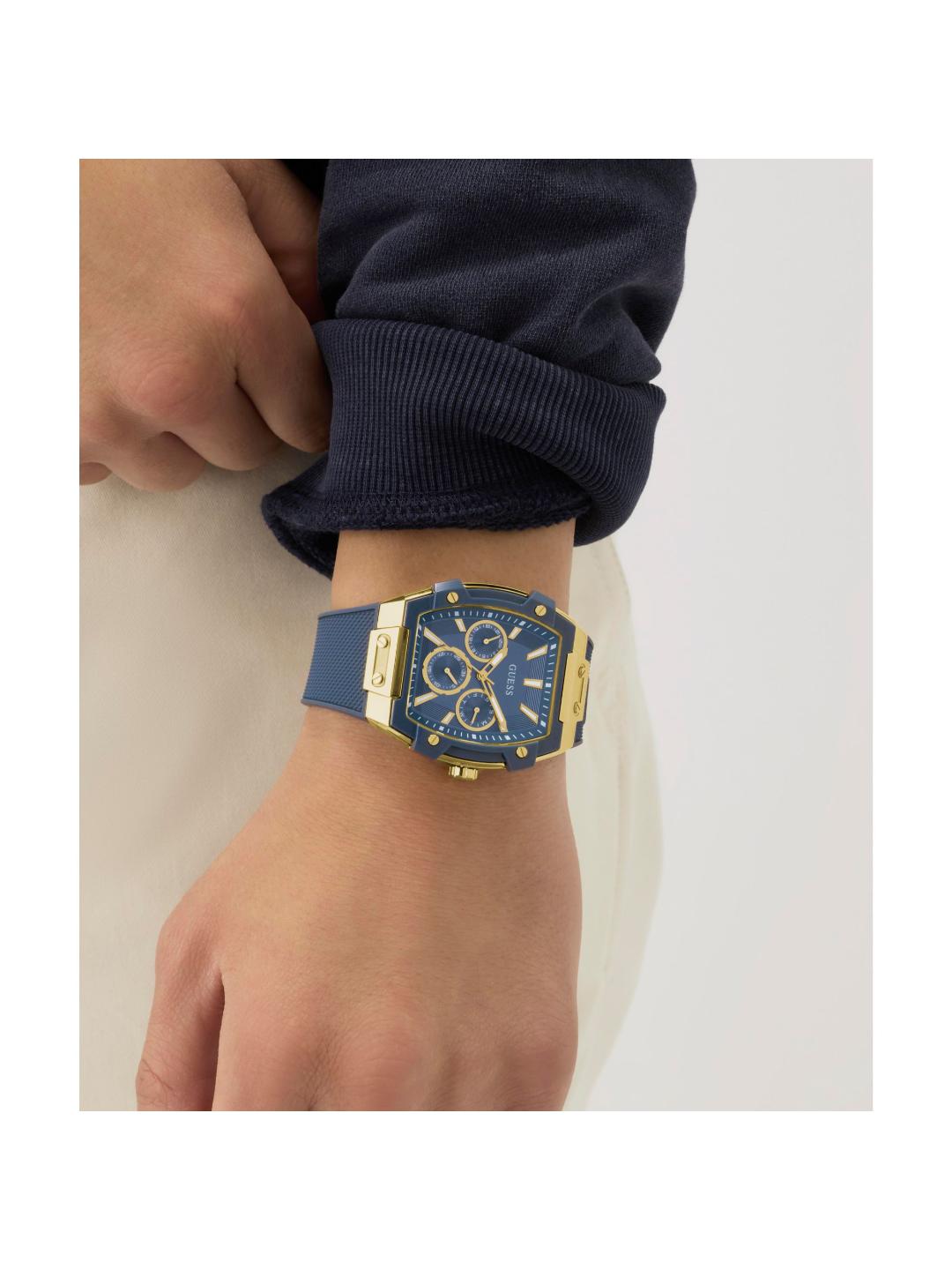 Guess Trend Men 44 mm Blue Dial Chrono Watch GW0956G5