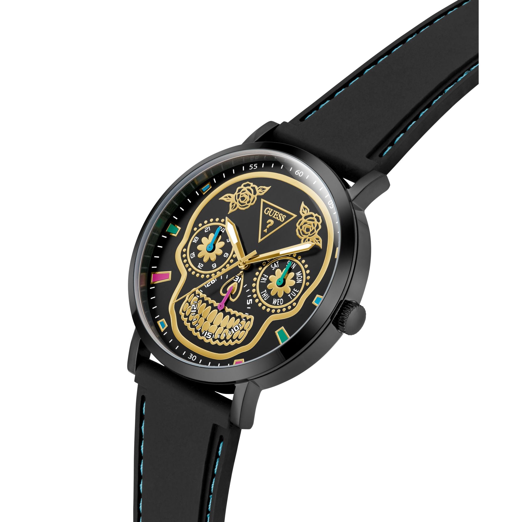 Guess Trend 44 mm Black Dial Men Chrono  Watch GW0961G1