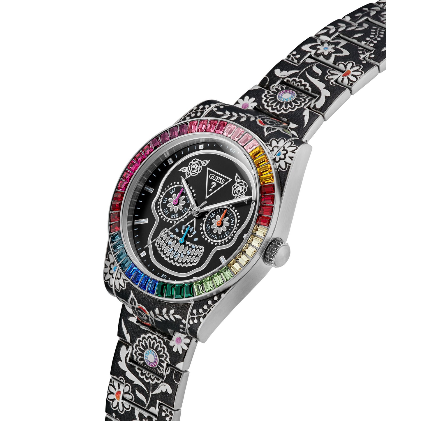 Guess Trend 42 mm Black Dial Men Chrono  Watch- GW0962G1