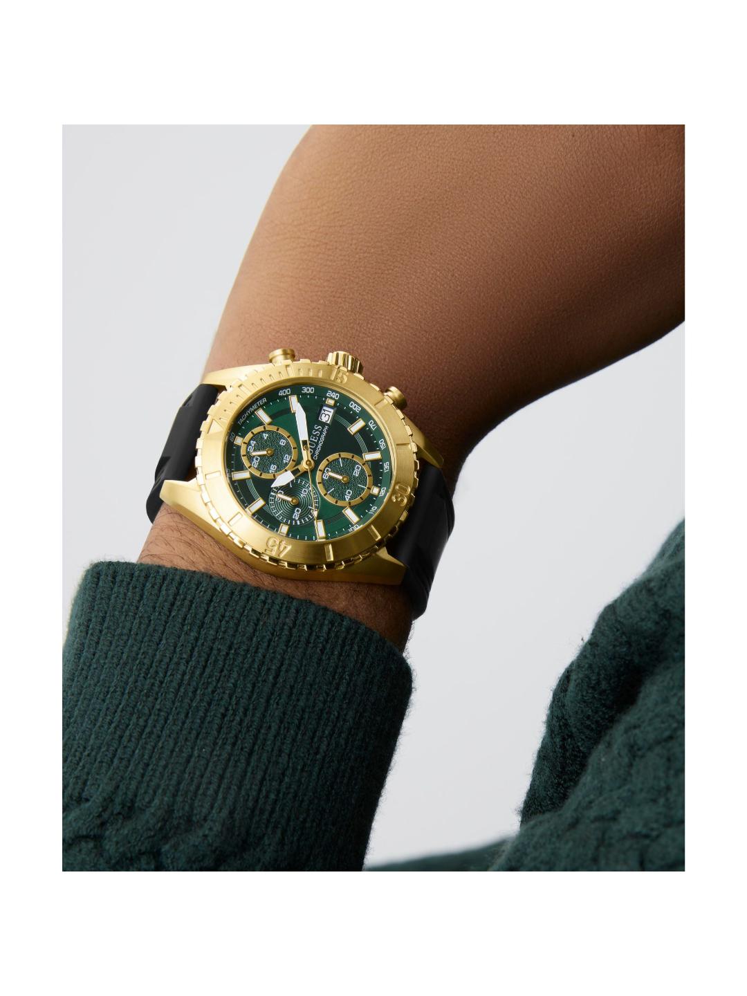 Guess Defender 45 mm Green Dial Analog Men Watch GW0967G2