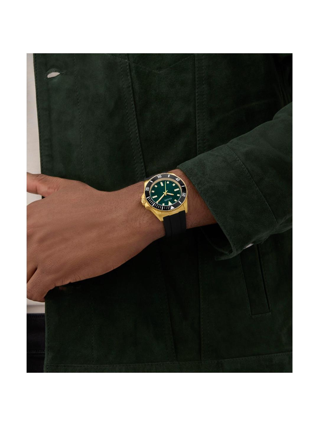 Guess Sport Men 41 mm Green Dial Analog Watch GW0969G2