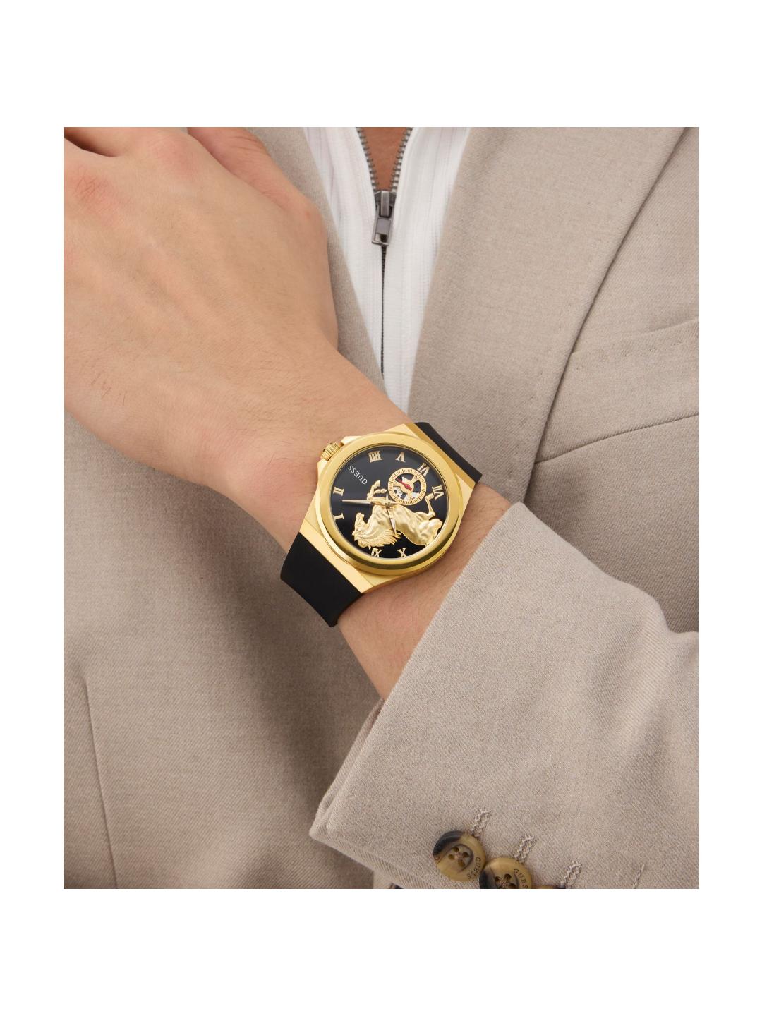 Guess Dress 44 mm Black Dial Analog Men Watch GW0979G1