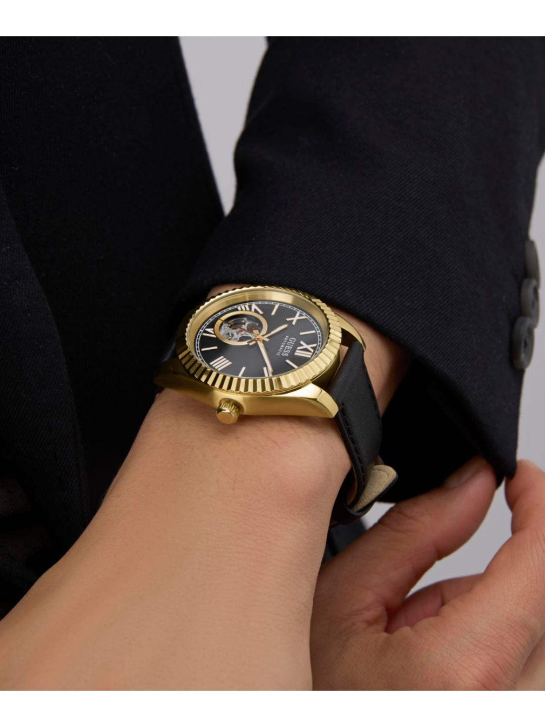 Guess Dress Automatic 42 mm Black Dial Men Watch GW0985G2