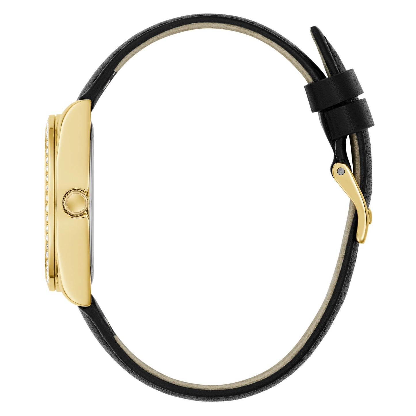 Guess Trend 32 mm Gold Dial Women Analog  Watch- GW0989L2