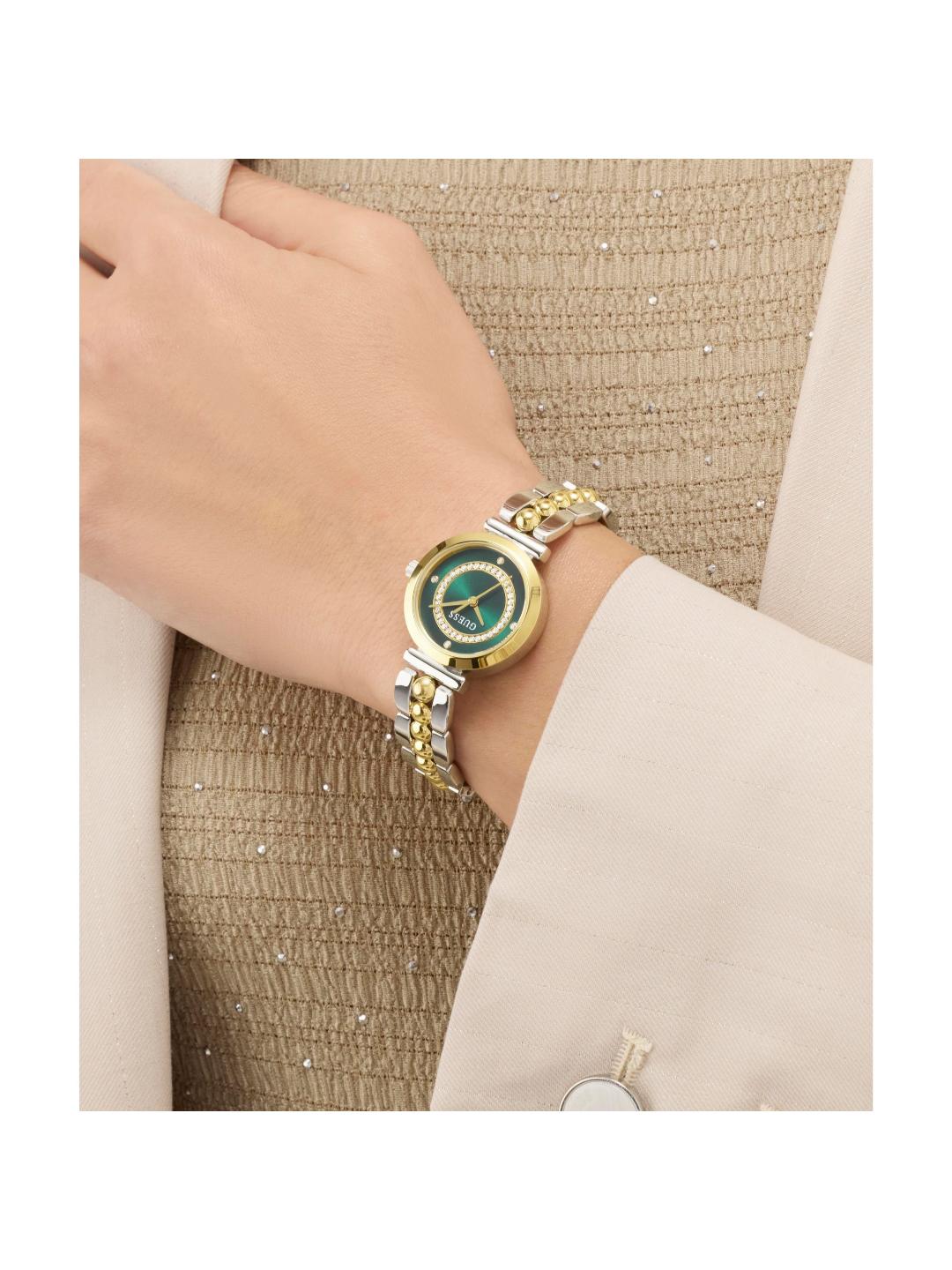 Guess Leena 26 mm Green Dial Analog Women Watch GW0994L3