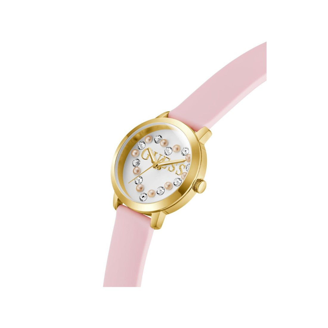 Guess Trend Women 36 mm White Dial Analog Watch GW0998L2