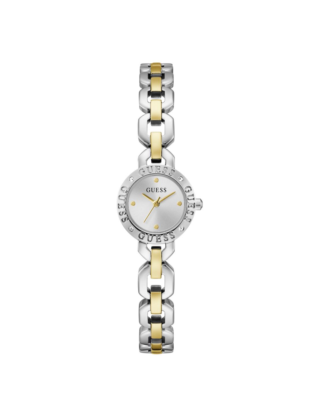 Guess Bejeweled Women 23 mm Silver Analog Watch GW1019L3