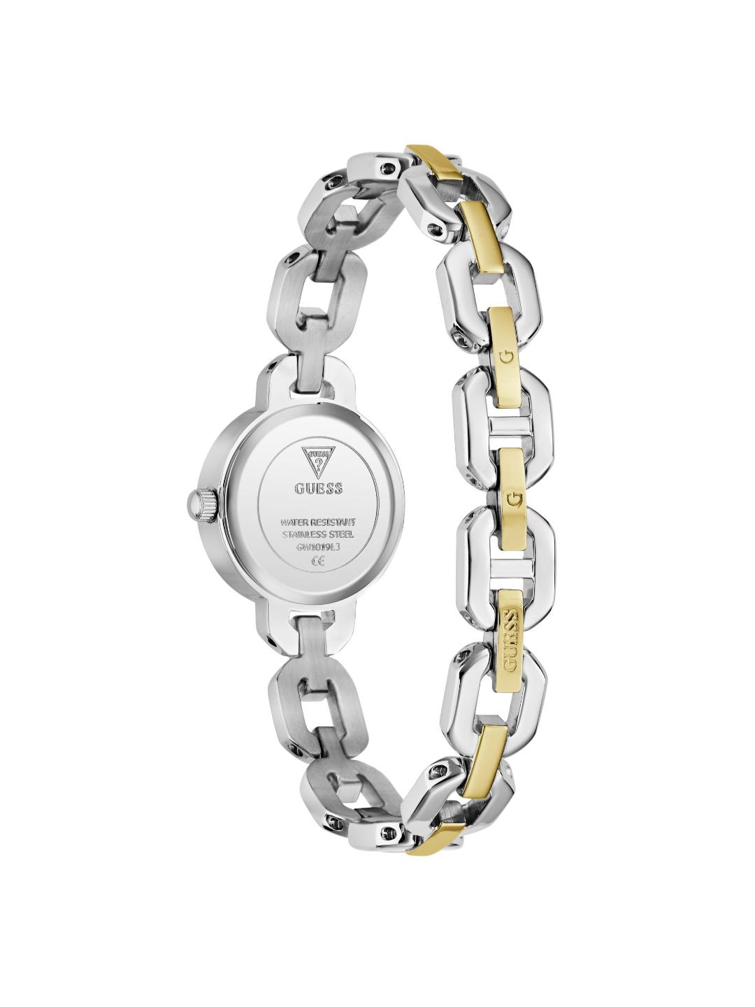 Guess Bejeweled Women 23 mm Silver Analog Watch GW1019L3
