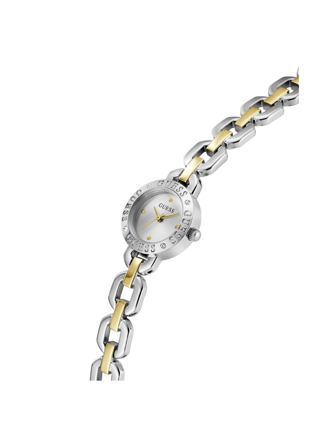 Guess Bejeweled Women 23 mm Silver Analog Watch GW1019L3