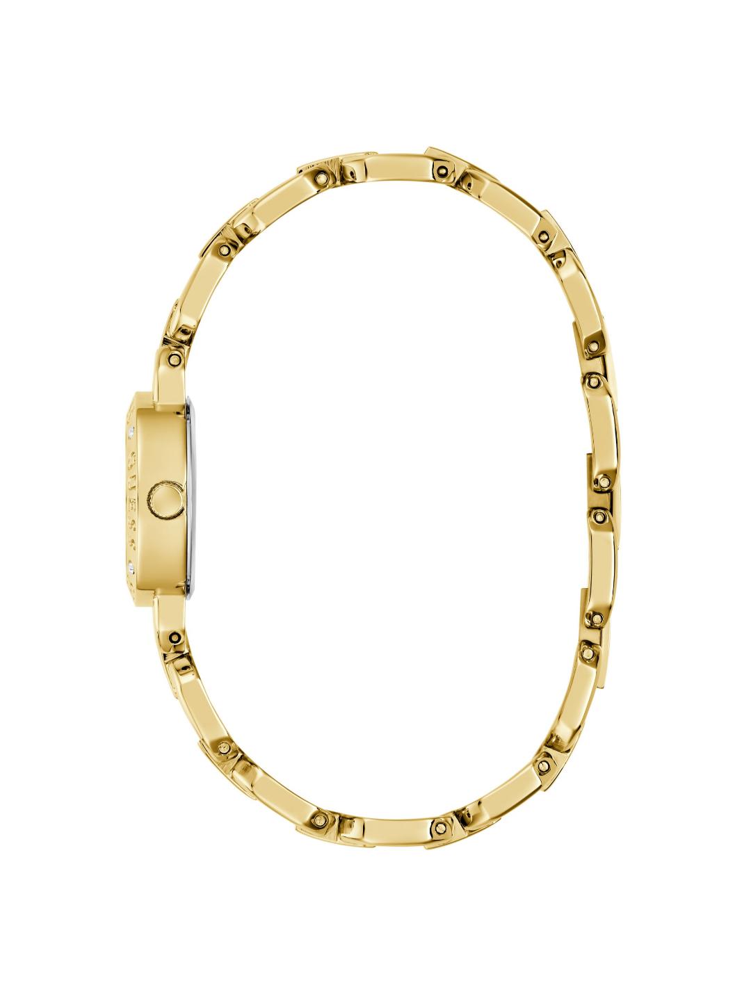 Guess Bejeweled 23 mm Champagne Dial Analog Women Watch GW1019L7