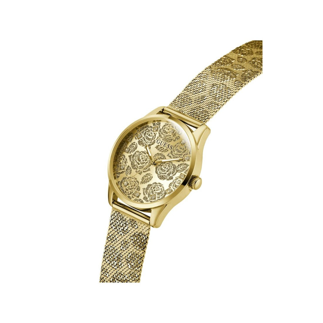 Guess Trend Women 36 mm Champagne Dial Analog Watch GW1040L2