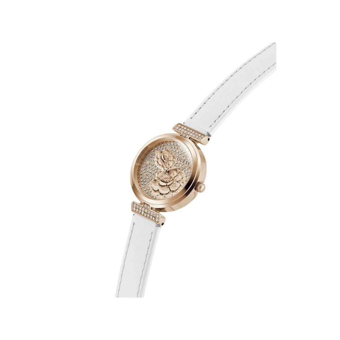 Guess Trend 28 mm Rose Gold Dial Analog Women Watch GW1046L4