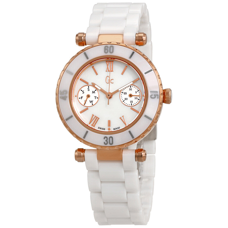 Guess Collection 34 mm White Dial Ladies Watch I42004L1S