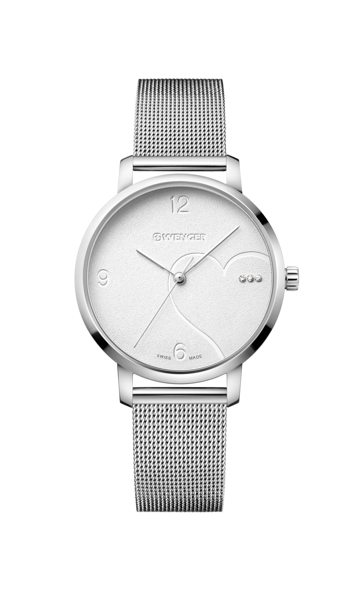 Wenger Metropolitan Donnissima 38 mm Silver Dial Women Watch 01.1731.108