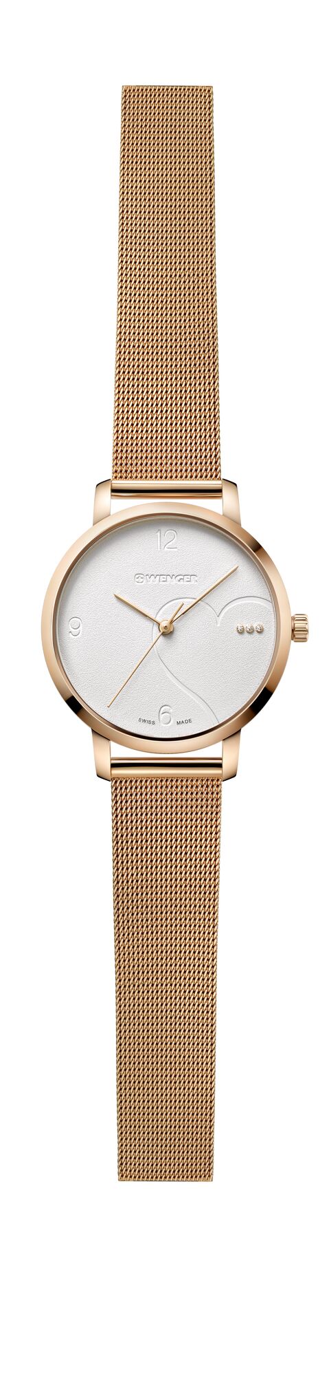 Wenger Metropolitan Donnissima 38 mm Silver Dial Women Watch 01.1731.112