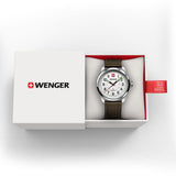 Wenger Terragraph 43 mm White Dial Men Analog Watch 01.0541.120