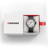 Wenger Terragraph 43 mm White Dial Men Analog Watch 01.0541.126
