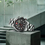 Wenger Terragraph Chrono 43 mm Black Dial Men Watch 01.0543.111