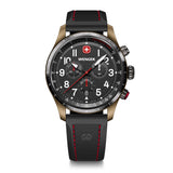 Wenger Terragraph Chrono 43 mm Black Dial Men Watch 01.0543.113