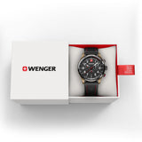 Wenger Terragraph Chrono 43 mm Black Dial Men Watch 01.0543.113