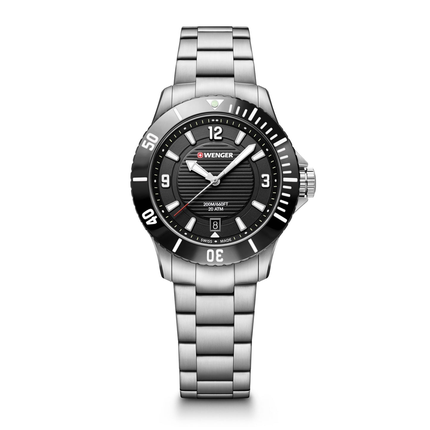 Wenger Seaforce Small 35 mm Black Dial Women Analog Watch 01.0621.109