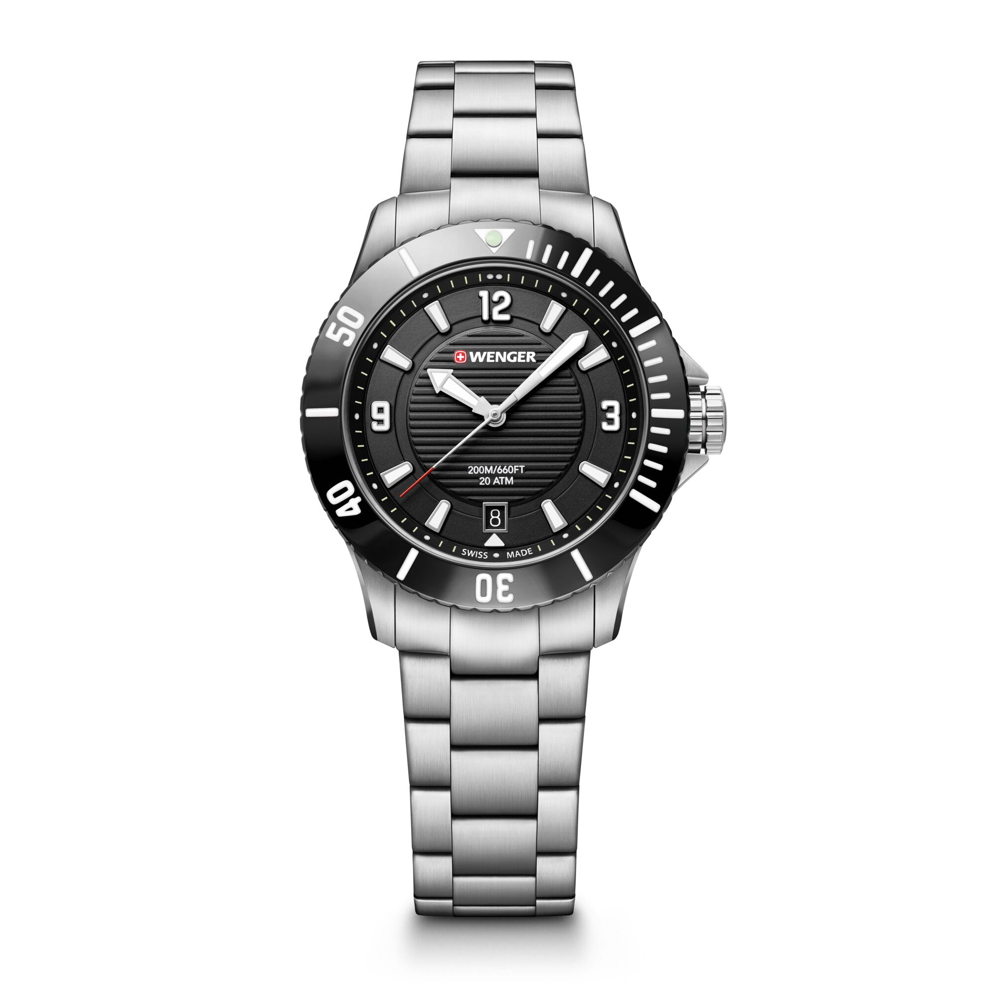 Wenger Seaforce Small 35 mm Black Dial Women Analog Watch 01.0621.109