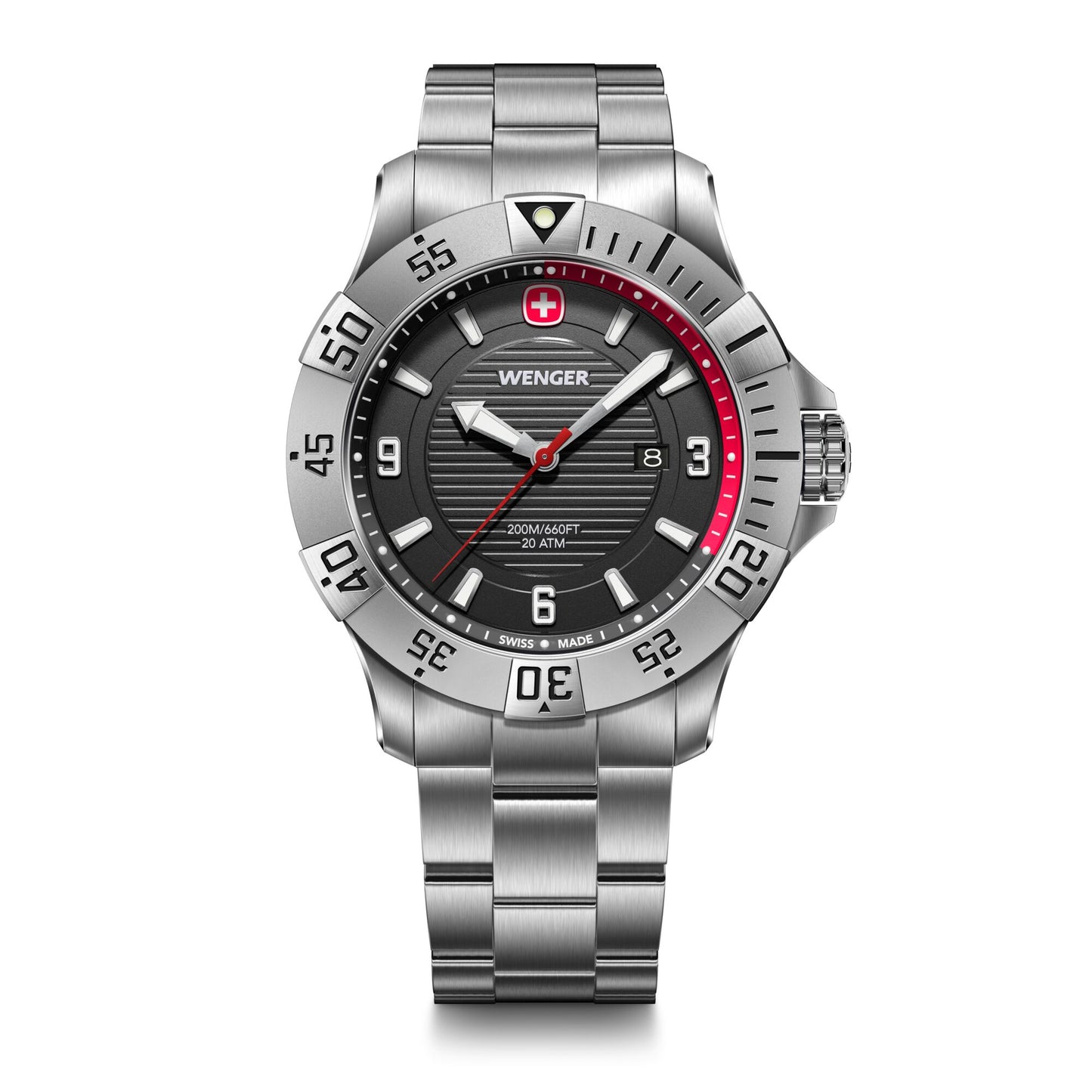 Wenger Seaforce 43 mm Black Dial Men Analog Watch 01.0641.139