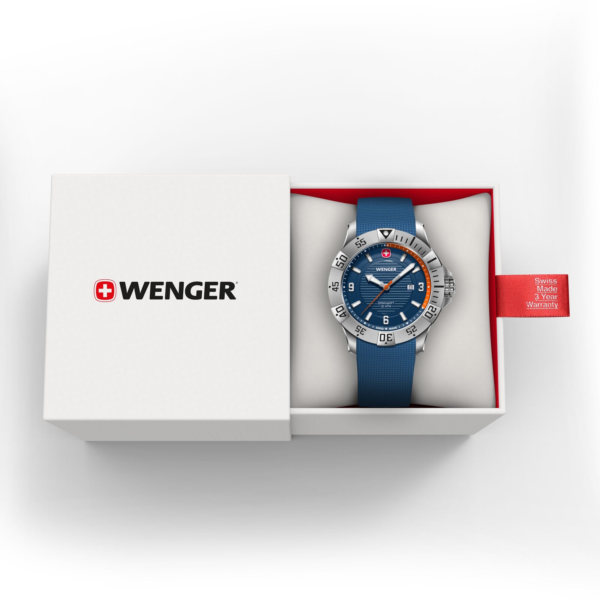 Wenger Seaforce 43 mm Blue Dial Men Analog Watch 01.0641.140