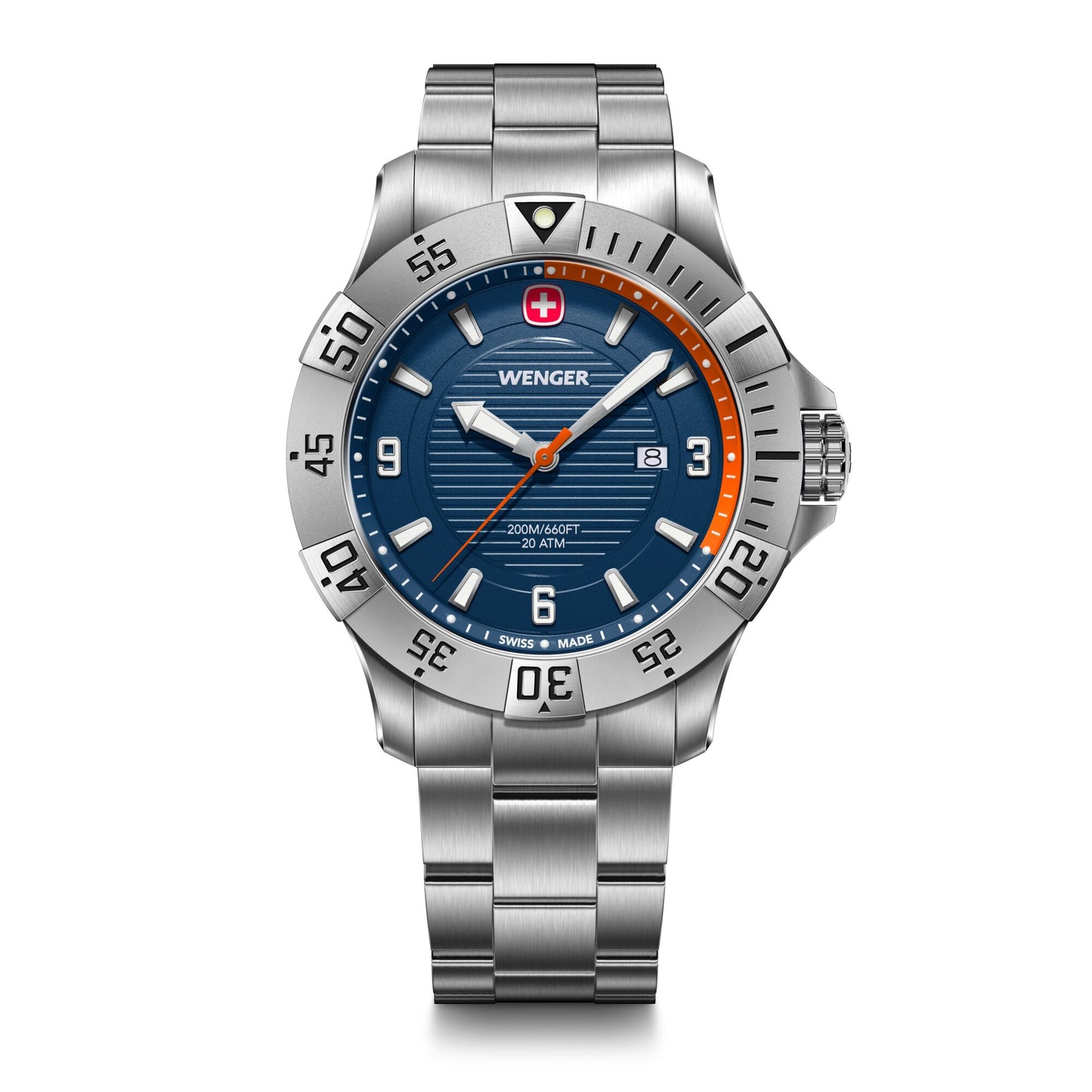 Wenger Seaforce 43 mm Blue Dial Men Analog Watch 01.0641.141