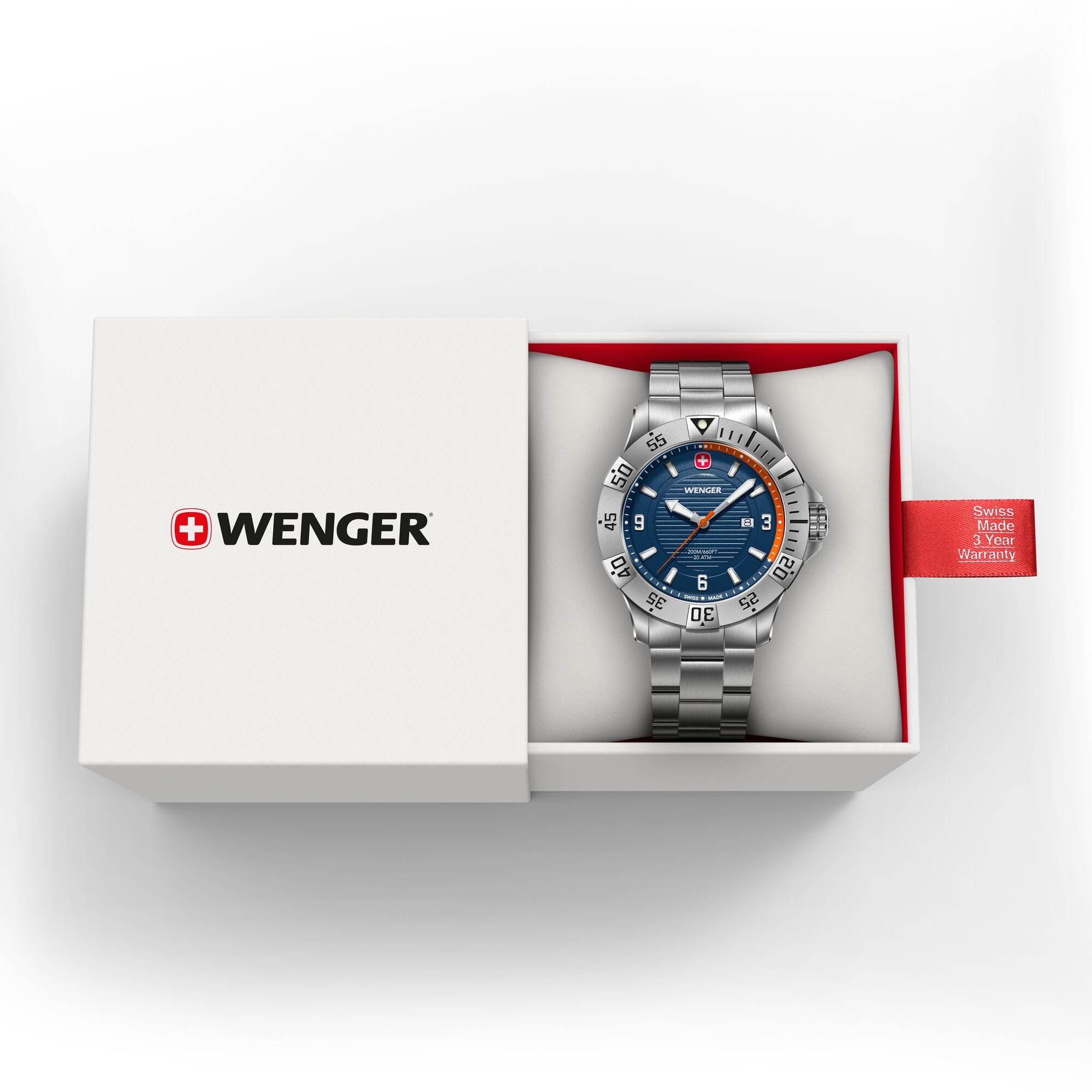 Wenger Seaforce 43 mm Blue Dial Men Analog Watch 01.0641.141