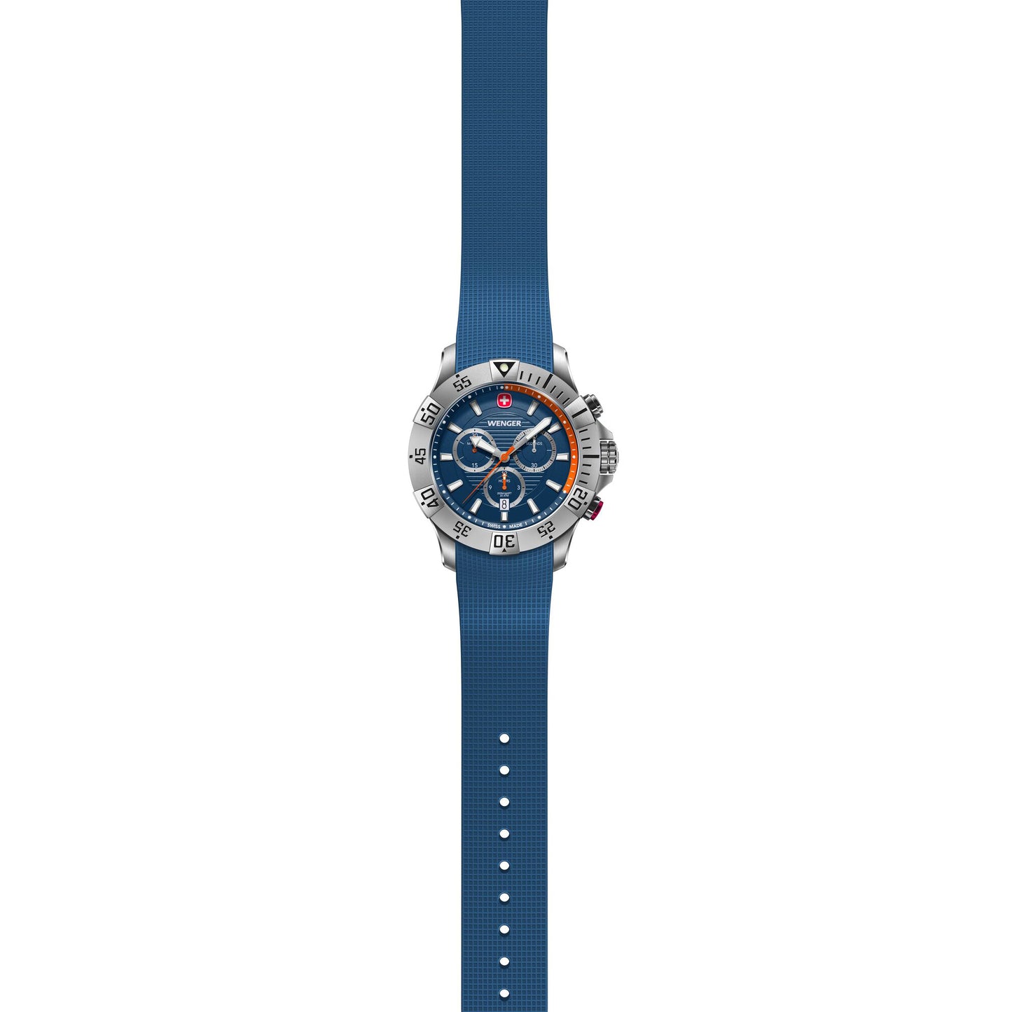 Wenger Seaforce Chrono 43 mm Blue Dial Men Watch 01.0643.124