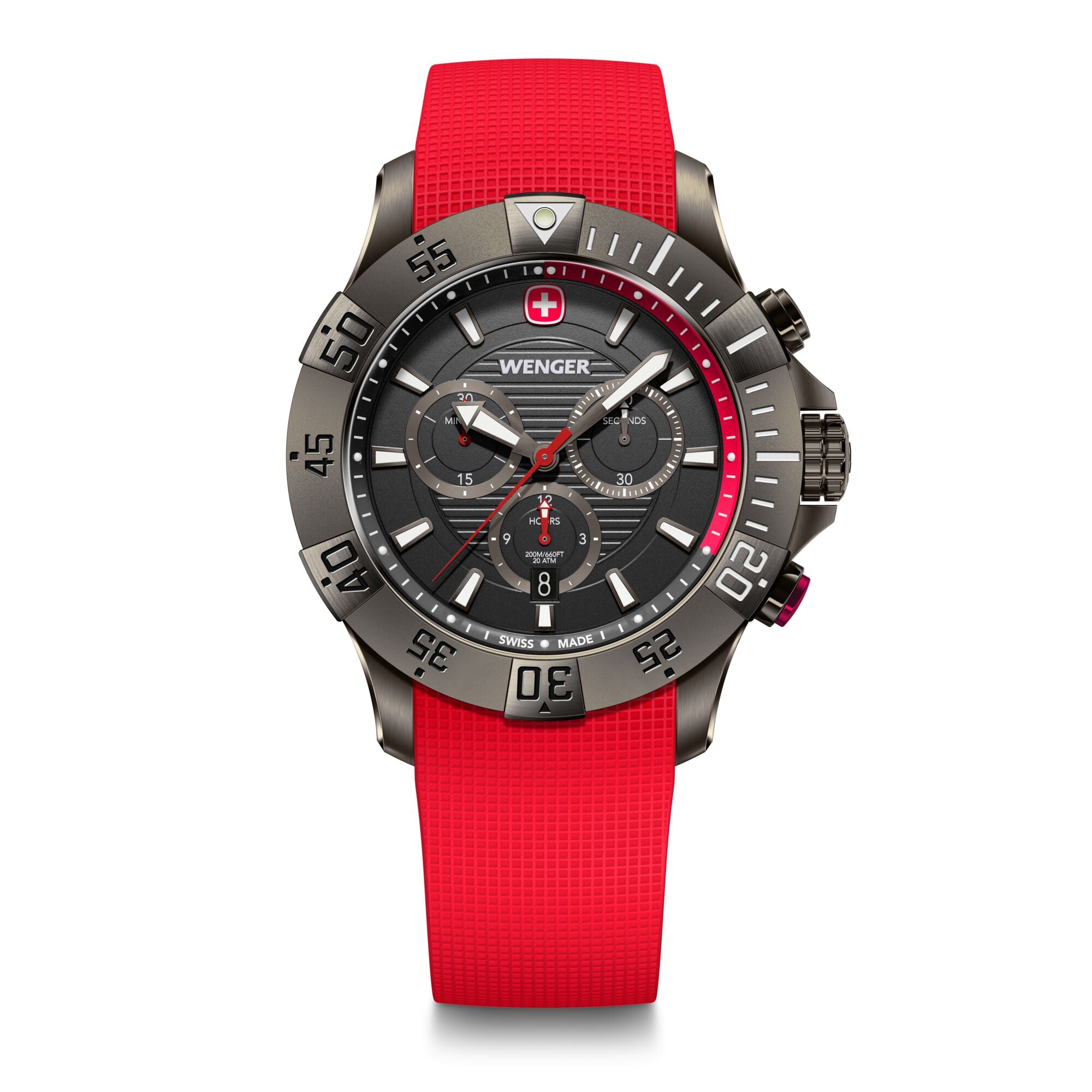 Wenger Seaforce Chrono 43 mm Black Dial Men Watch 01.0643.128