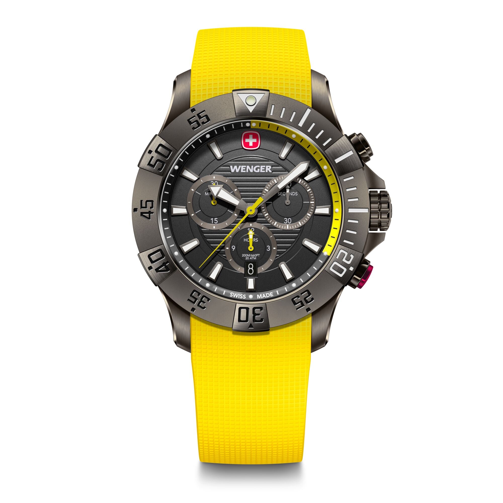 Wenger Seaforce Chrono 43 mm Black Dial Men Watch 01.0643.129