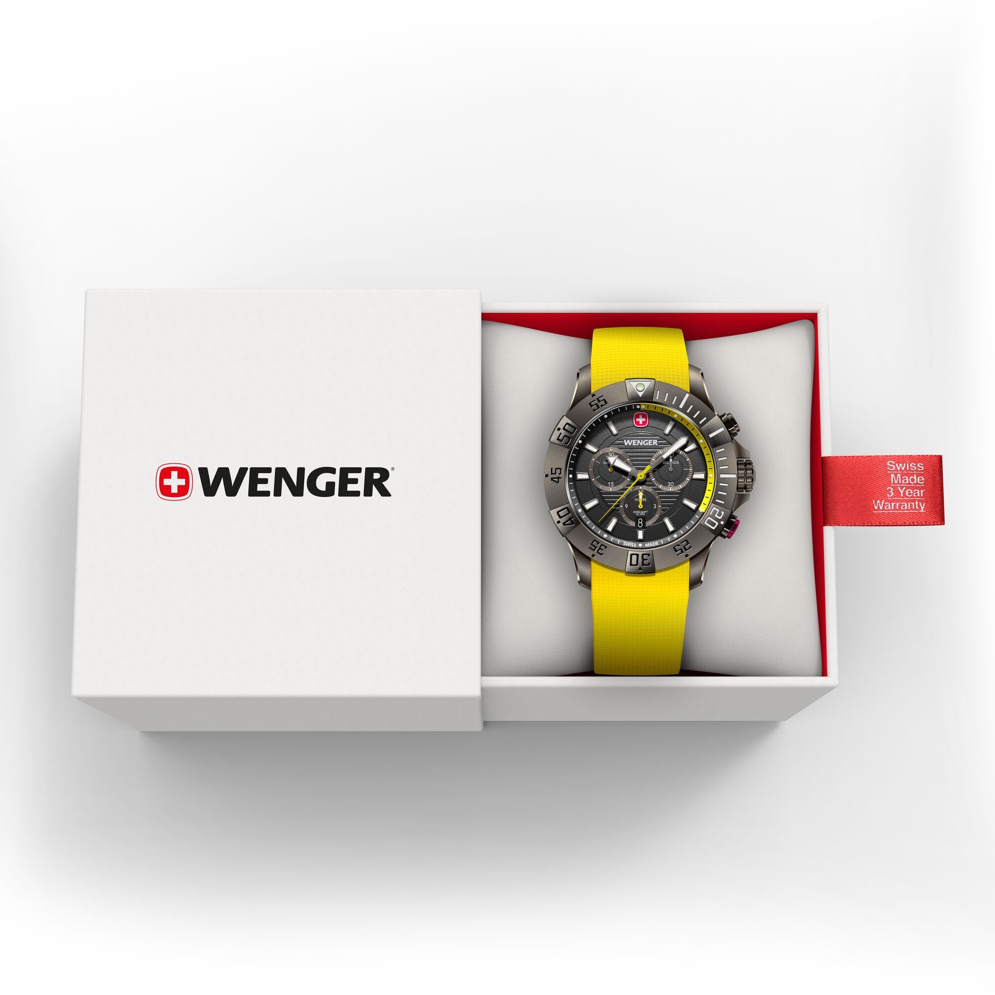 Wenger Seaforce Chrono 43 mm Black Dial Men Watch 01.0643.129