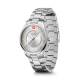 Wenger City Classic 34 mm Silver Dial Unisex Watch 01.1421.126