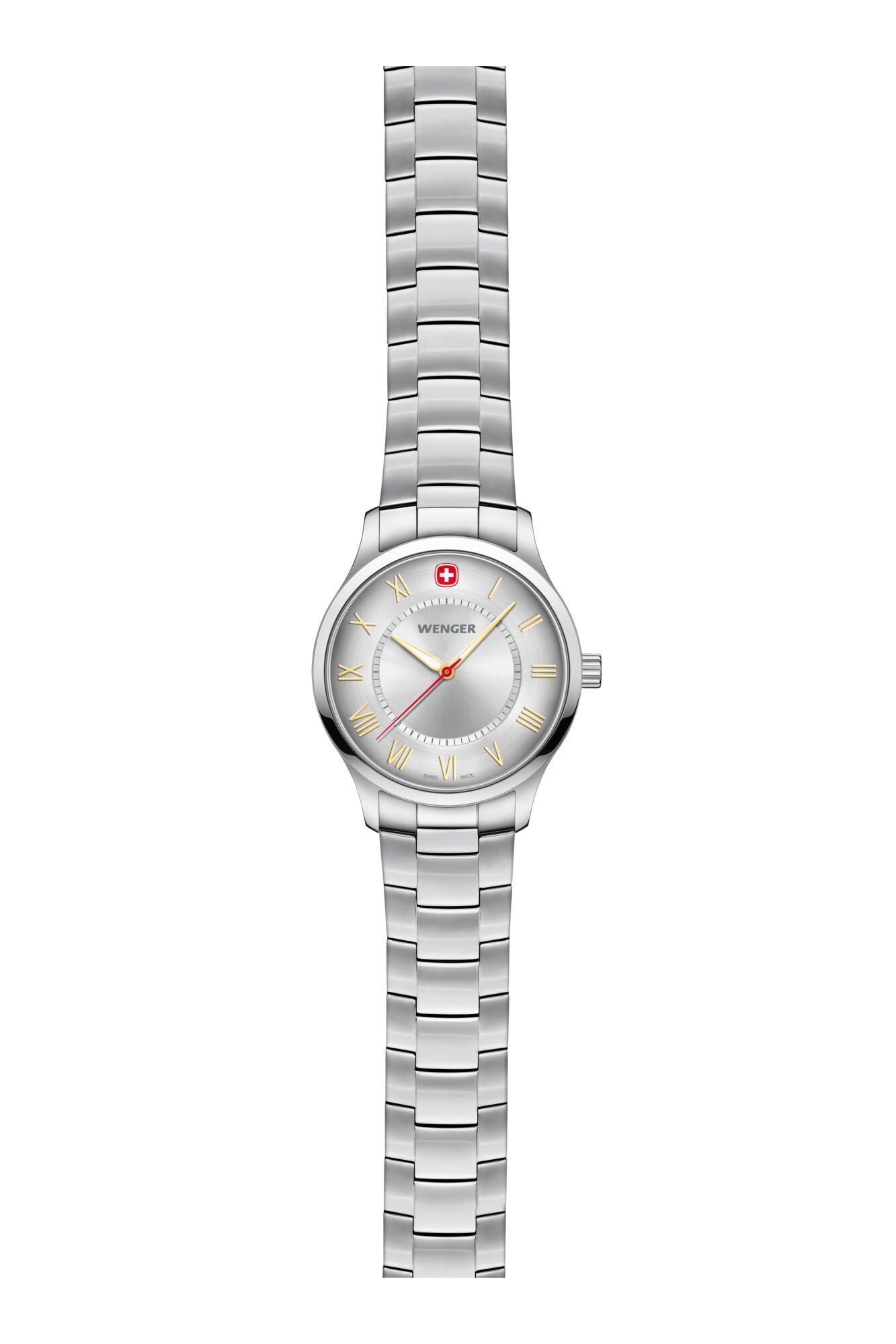 Wenger City Classic 34 mm Silver Dial Unisex Watch 01.1421.126