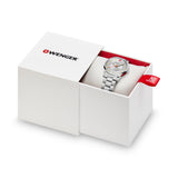 Wenger City Classic 34 mm Silver Dial Unisex Watch 01.1421.126