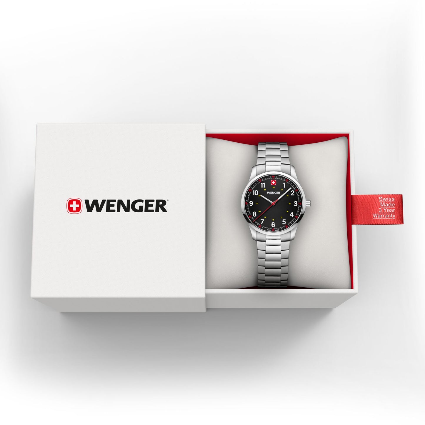 Wenger City Sport 34 mm Black Dial Unisex Watch 01.1421.128