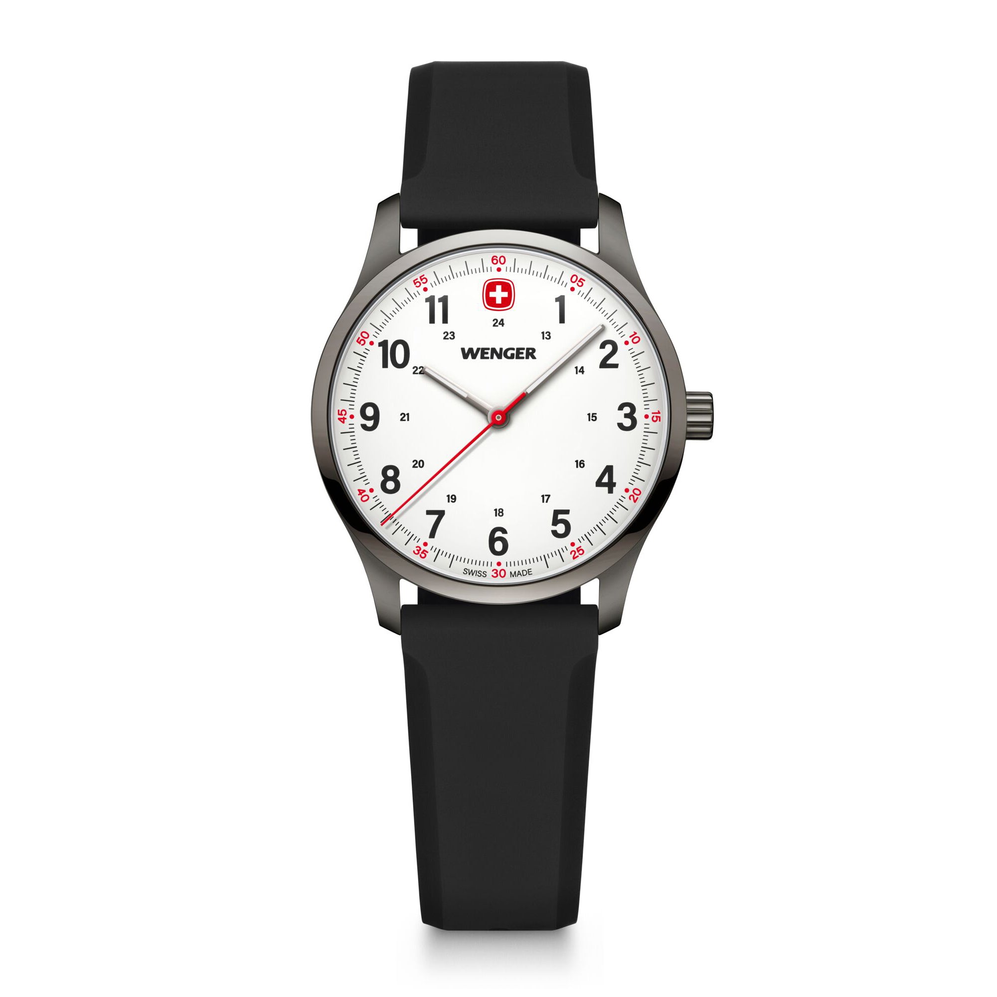 Wenger City Sport 34 mm White Dial Unisex Watch 01.1421.129