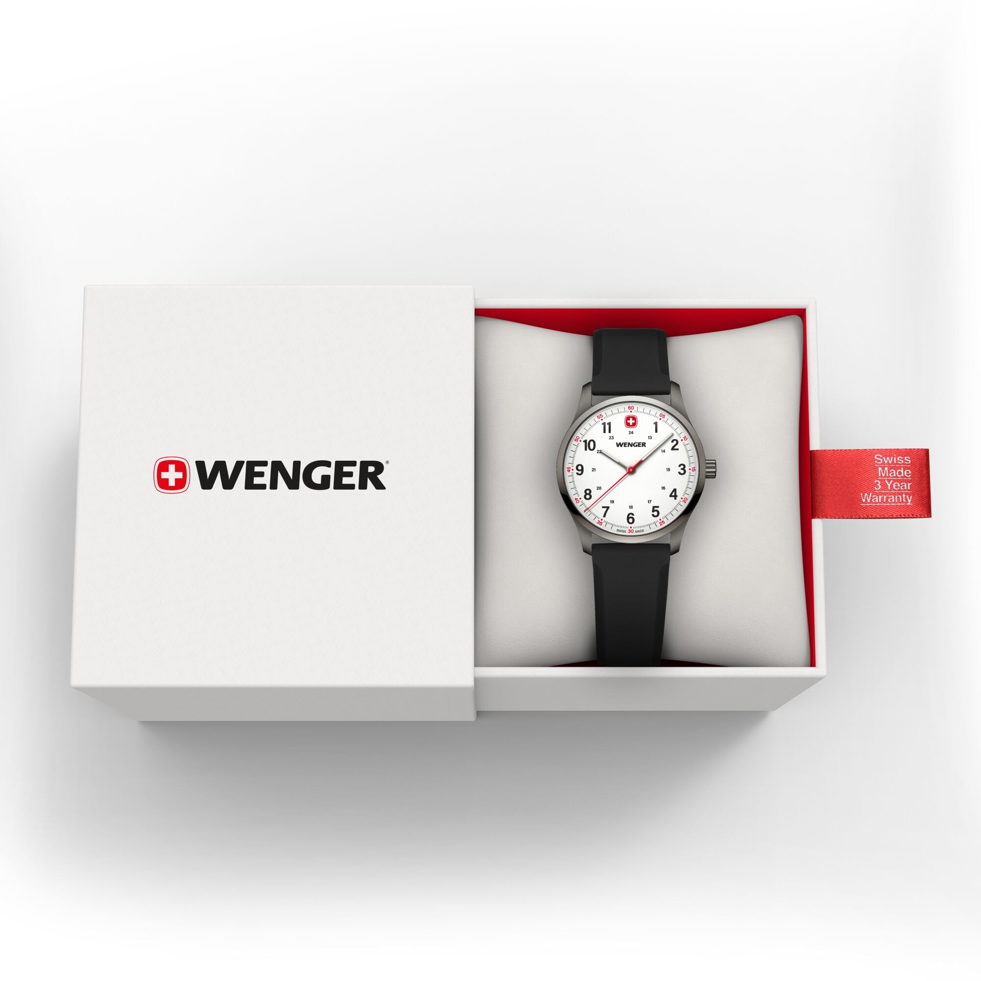 Wenger City Sport 34 mm White Dial Unisex Watch 01.1421.129