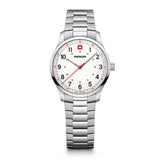 Wenger City Sport 34 mm White Dial Unisex Analog Watch 01.1421.130