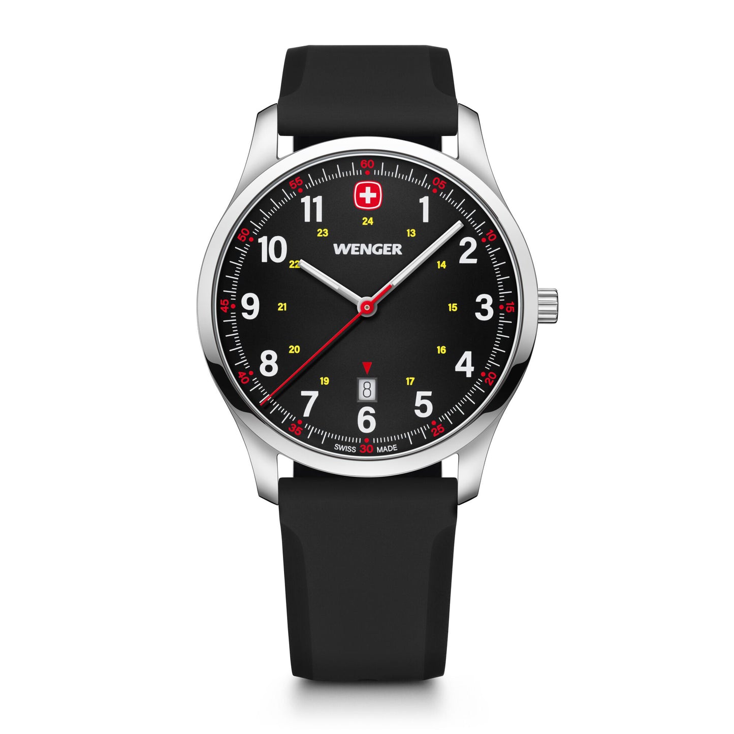 Wenger City Sport 42 mm Black Dial Men Analog Watch 01.1441.129