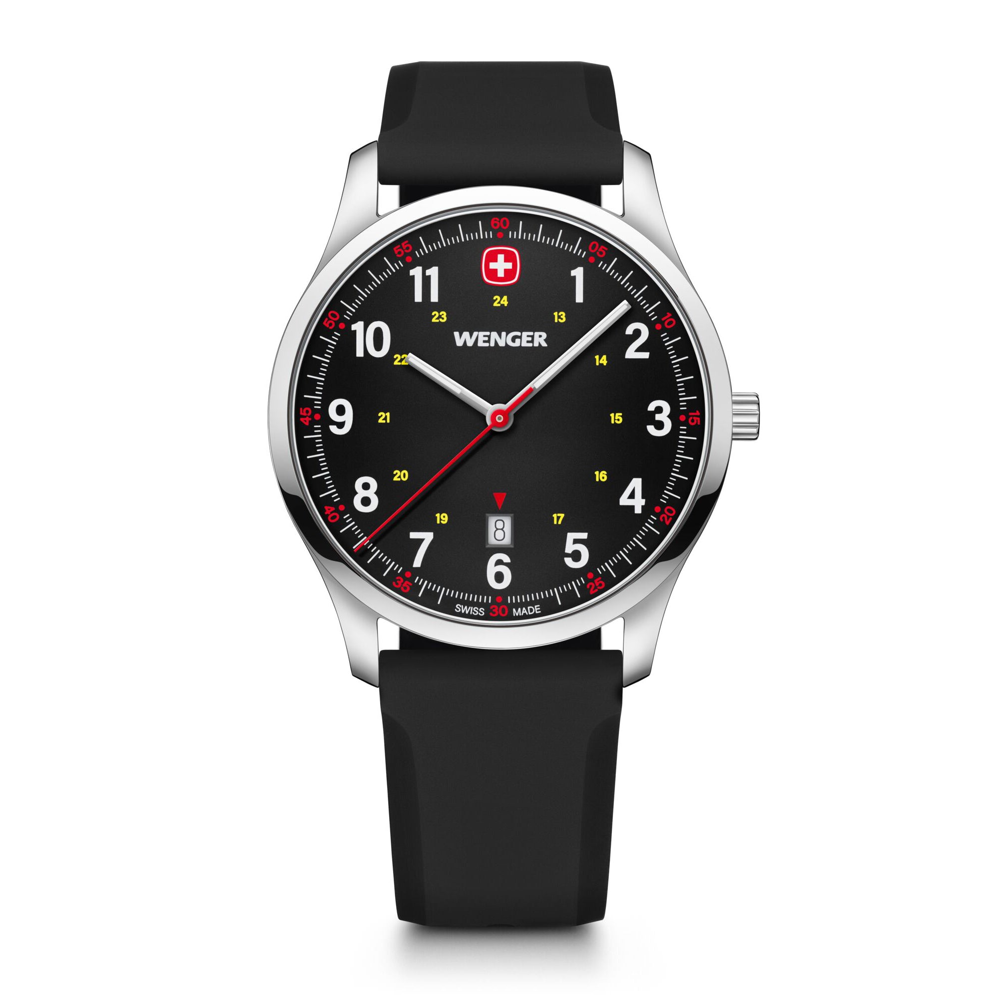 Wenger City Sport 42 mm Black Dial Men Analog Watch 01.1441.129