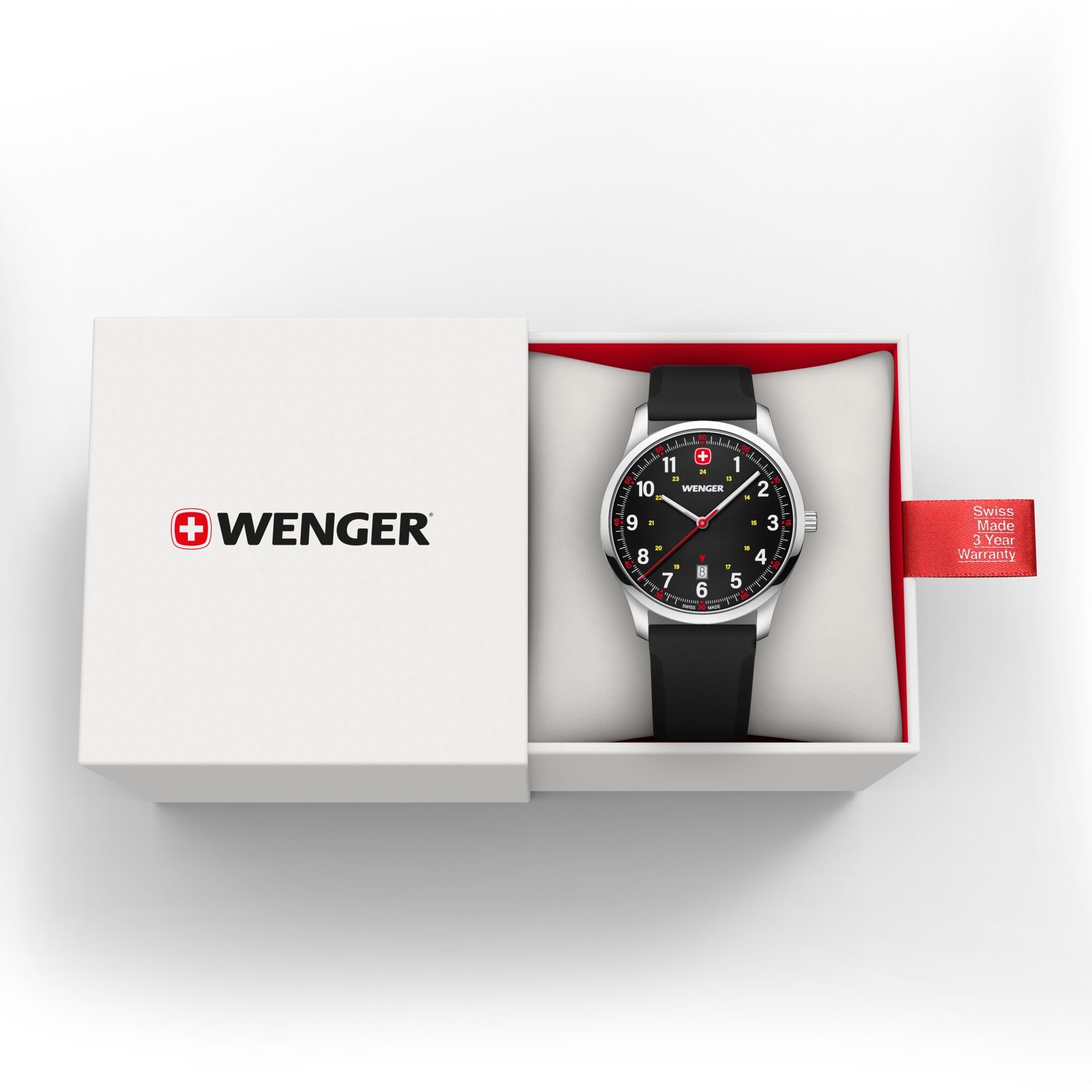 Wenger City Sport 42 mm Black Dial Men Analog Watch 01.1441.129