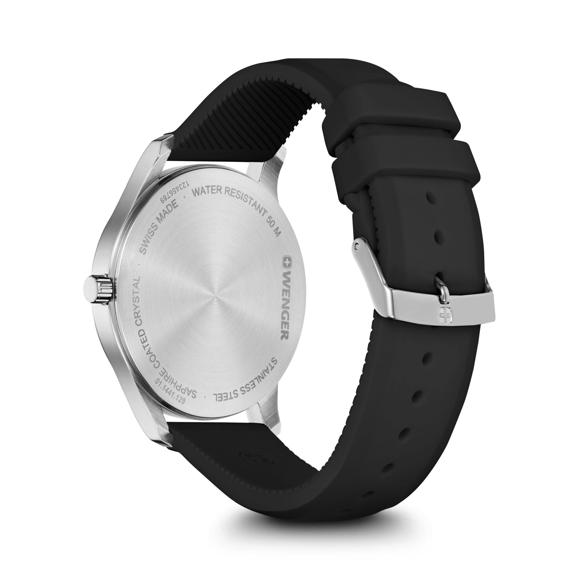 Wenger City Sport 42 mm Black Dial Men Analog Watch 01.1441.129
