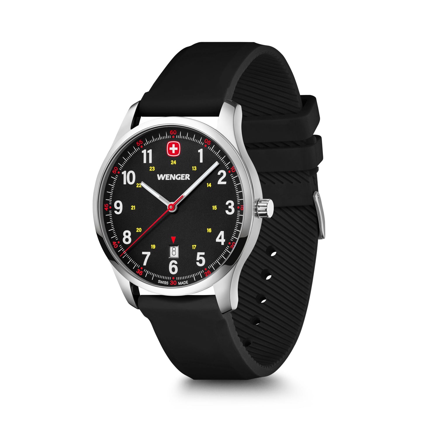 Wenger City Sport 42 mm Black Dial Men Analog Watch 01.1441.129