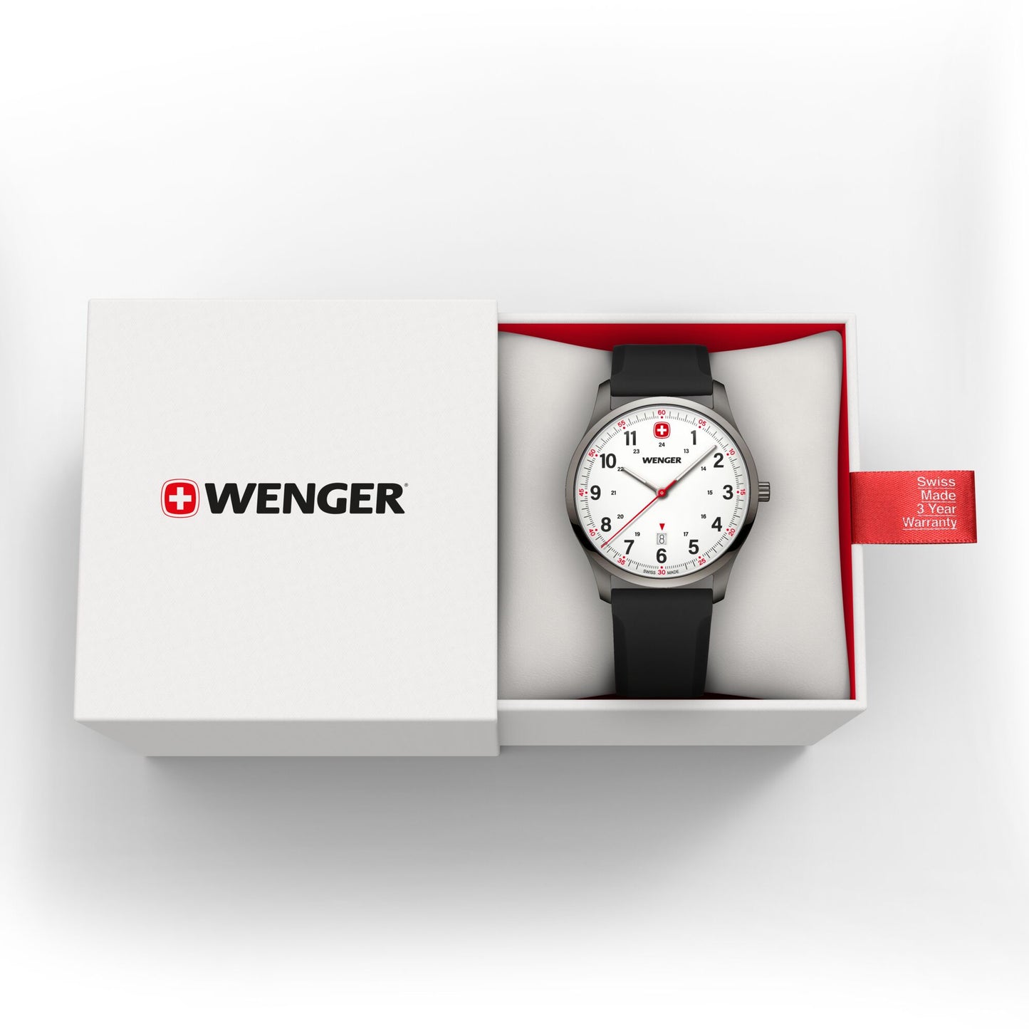 Wenger City Sport 42 mm White Dial Men Analog Watch 01.1441.132